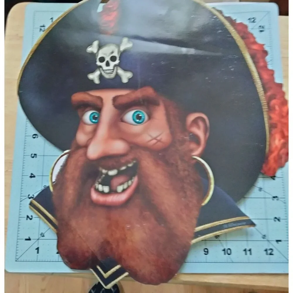 Pirate Crew Wall Decorations Halloween Birthday Party lot 4